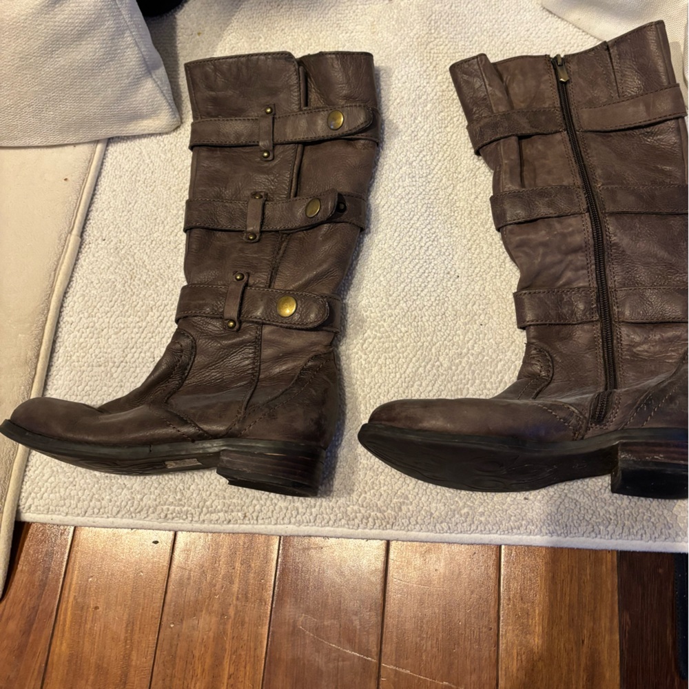 Bakers Brown Leather Boots